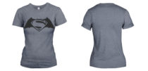 Batman vs Superman Dawn of Justice ženska majica – Superbatman logo