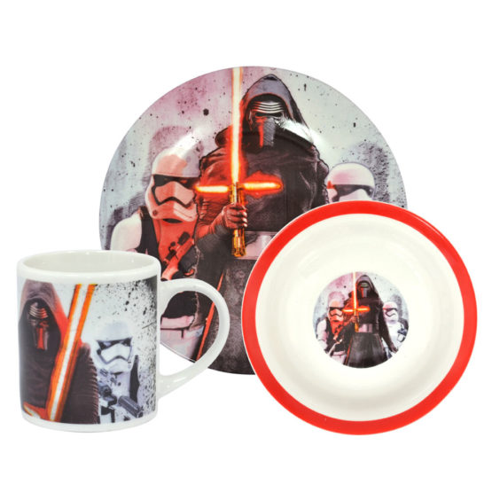 Star Wars set posuđa za doručak – Kylo Ren & Stormtrooper