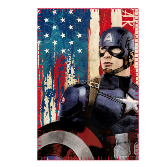 Captain America flis dekica
