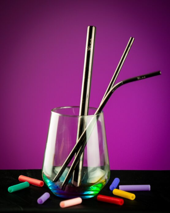 La Paille eco reusable slamke – crna