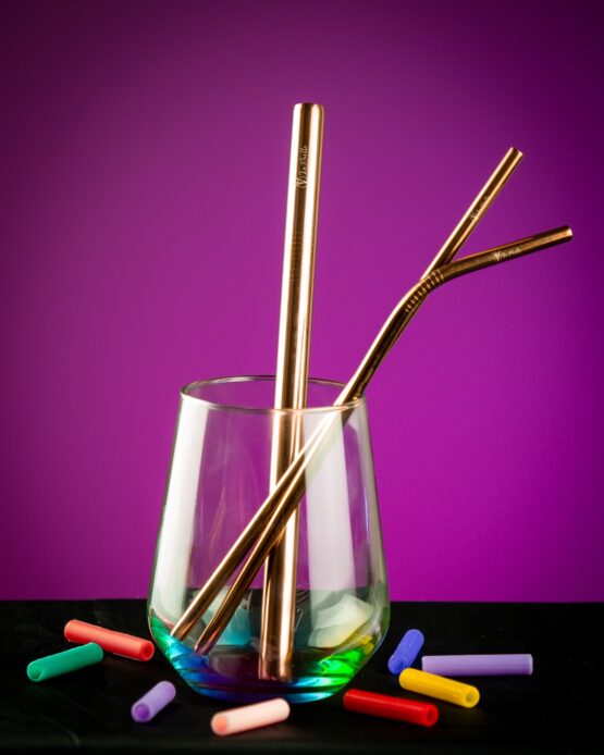 La Paille eco reusable slamke – rose gold