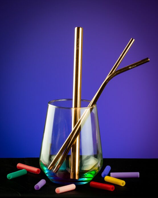 La Paille eco reusable slamke – zlatna